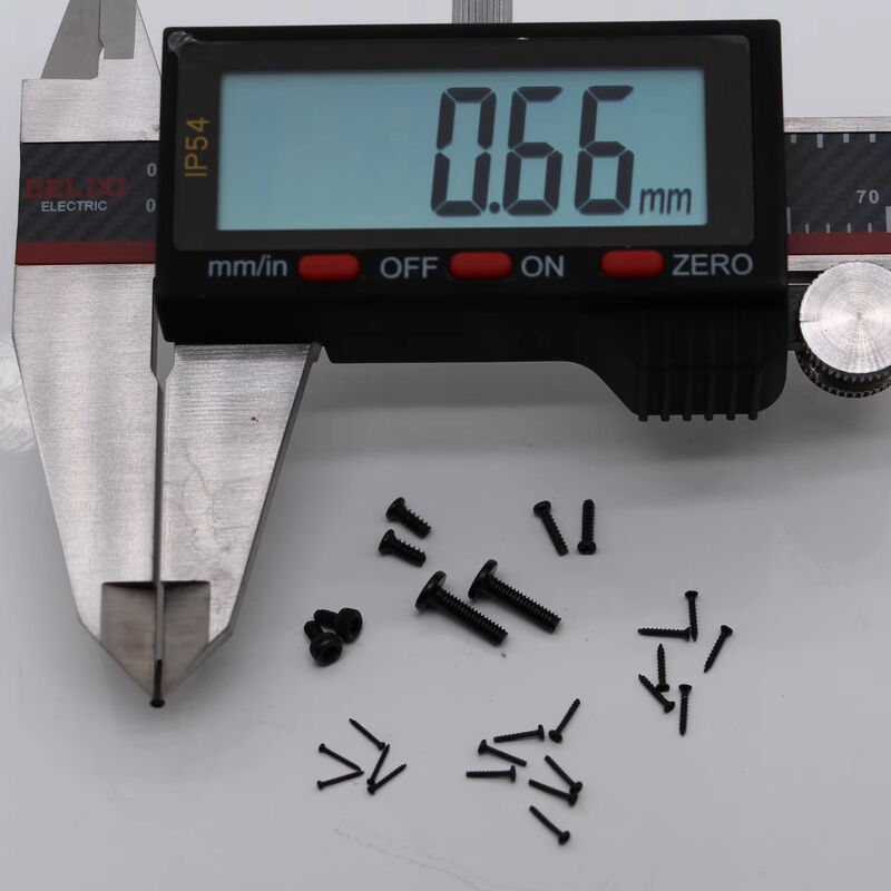 Nikel kaplama çinko kaplama siyah oksit mikro vida endüstriyel uygulamalar için hassas kendi kendine vurma vida