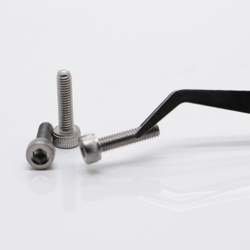 Sıvı paslanmaz çelik ultra-mikro hassasiyetli pan baş vidaları M0.5-M3 Endüstriyel uygulamalar için nikel kaplamalı