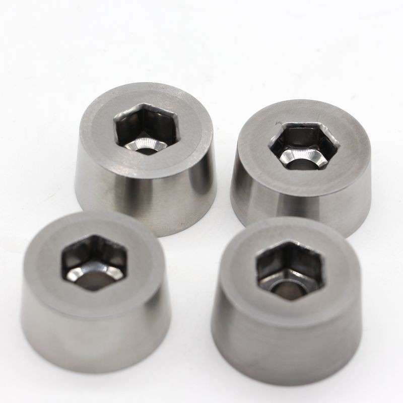 Tungsten Carbide Nut Forming Dies Natural Color High Wear Resistance